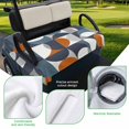 thumbnail image 5 of Golf Cart Seat Covers for 2 Seater,Navy Blue Microfiber Cart Seat Towel Blanket,Middle Century Modern Geometric Abstract Art Absorbent Breathable NonSlip Bench Seats Protector for Golf Course 51"x31", 5 of 9