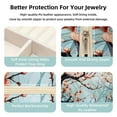 thumbnail image 3 of Tree Travel Portable Square Decorative Box Jewelry Stand: All-in-One Earring Holder, Ring Keeper, Necklace & Bracelet Organizer - Storage Box for Girls and Women, 3 of 6