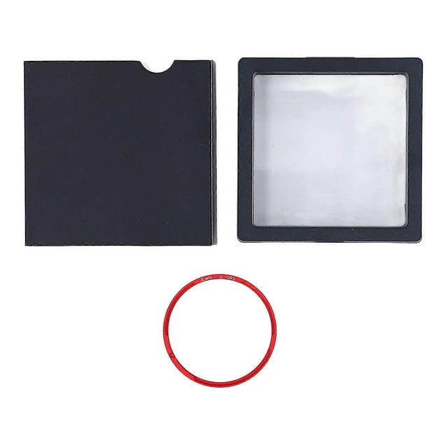 Lens Decoration Ring Aluminum Alloy Protective Lightweight Snap On Lens Ring for GR3 Red