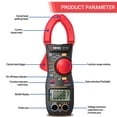 thumbnail image 1 of Digital Clamp Meter 1999 Counts, Multimeter age , Measures Current age Temperature Capitance Resistance Diodes Red, 1 of 8