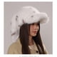 thumbnail image 3 of Gorra de béisbol de invierno con orejas largas y peludas para hombre y mujer | Gorro cálido de visón sintético con orejeras para clima frío, senderismo y regalos, 3 of 5