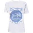 thumbnail image 1 of Led Zeppelin - Camiseta Tour '75 Lavado para Adultos Unisex (Blanco), 1 of 2