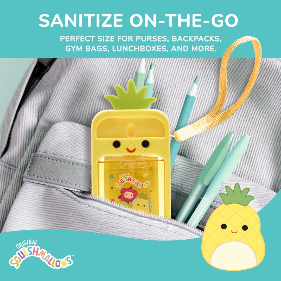 Smart Care Squishmallows Hand Sanitizer Spray with Maui Case, 1.69 fl oz