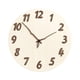 thumbnail image 1 of Reloj de pared de madera con diseño de arte de pared silencioso, moderno, rústico, creativo y decorativo, para comedor, cocina, hogar, estudio y decor, 1 of 9