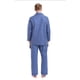 thumbnail image 3 of GLOBAL Conjuntos de Pijamas para Hombre, Ropa de Dormir de Franela 100% Algodón, Ropa de Dormir Superior E Inferior de Manga Larga, Celosía Azul Marino M, 3 of 6