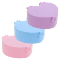 FRCOLOR 6 pcs  Empty Heart Shaped Boxes Portable Travel Jewelry Organizer Jewelry Storage Box