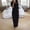 Black, variant on Prom Dress Bridal Shower Dress Prom Dress Midi Dress Women's Solid-Color Loose-Fitting Home Wear - Short Sleeve Round-Neck Ankle-Length Dress Hot Pink 3X