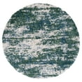 thumbnail image 2 of SAFAVIEH Berber Damian Abstract Shag Area Rug, Green/Beige, 6'7" x 6'7" Round, 2 of 11