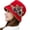Red, variant on Womens Hats Fashion Summer Winter Flowers Women Warm Fashion Hat Decorated Ears Knitted Lady Crochet Baseball Caps Hats for Large Heads Women Extra Large Purple One Size
