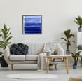 thumbnail image 2 of Stupell Industries Blue Gradient Brush Strokes Graphic Art Black Framed Art Print Wall Art, Design by Allie Corbin, 2 of 7