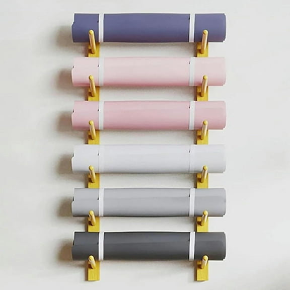 Home Gym Storage Rack - Yoga Mat Storage Rack - Multipurpose Workout Equipment Storage Organizer Holder For Dumbbells, Kettlebells, Roller