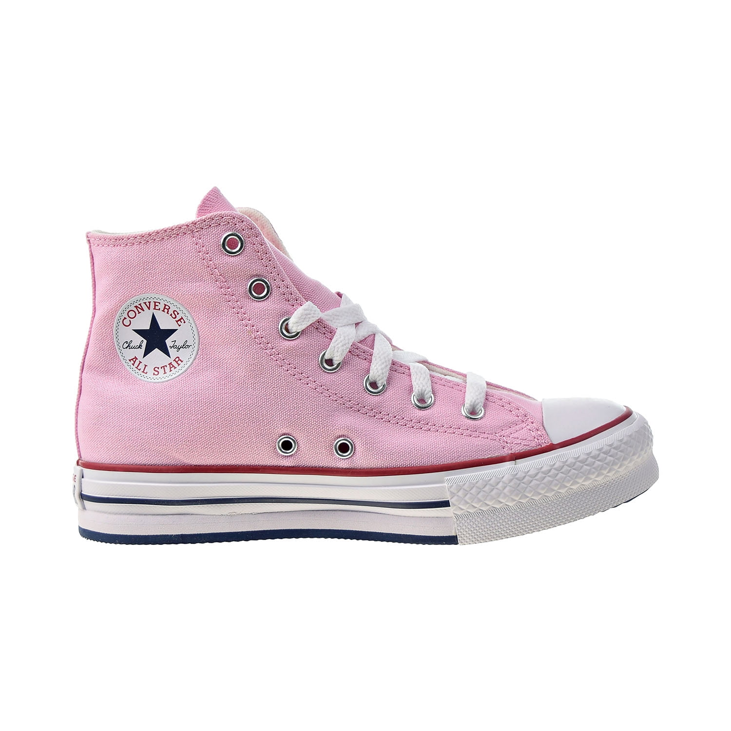 Chuck Taylor All Star Lift Hi Kids' Shoes Pink Glaze-White 671106c - Walmart.com