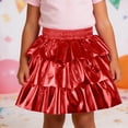thumbnail image 2 of Shadoumai Toddler Girls Birthday Party Tutu Skirt Performance Dancewear with Bowknot and Cute Cow Stripe Print Fashion, 2 of 4
