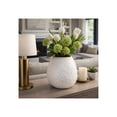 thumbnail image 2 of Ceramic Ceramic Vase - Textured Modern Decorative Accent - Stylish Home Decor for Living Room, Bedroom, Office & More - 11" Ivory & Tan, 2 of 13