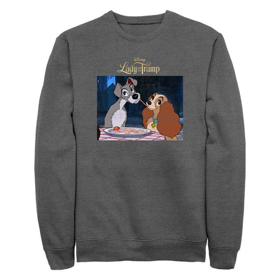 Men's Lady and the Tramp Spaghetti Scene Sweatshirt