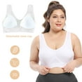 thumbnail image 4 of Women's full cover seamless bra with removable padding, mesh hollowed out Air vent sports bra for a comfortable experience, 4 of 5