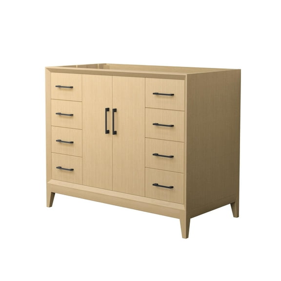 Wyndham Collection Wch7575-42S-Cxsxx-Mxx Janna 42" Single Free Standing Vanity Cabinet