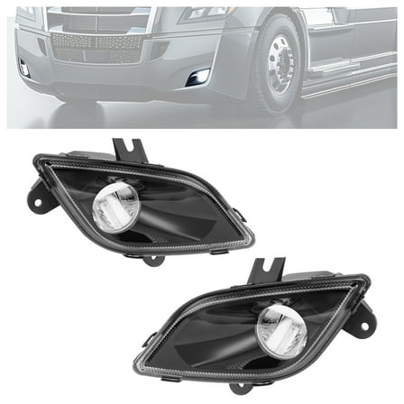 KOJEM LED Fog Lights Driving Lamps for 2018-2024 Freightliner Cascadia Replacement for A6603653003 A6603653002