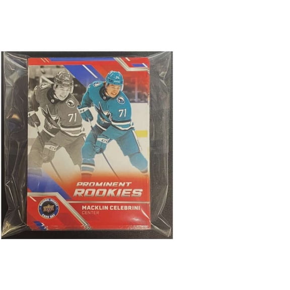 Collectible 2024-25 Upper Deck NHCD Complete Set 1-31 Includes two Macklin Celebrini Rookie Cards