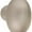 Brushed Nickel, variant on Deltana KE125U15A Knob, Oval/Egg Shape in Antique Nickel