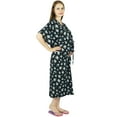 thumbnail image 2 of Bimba Maternity Floral Kaftan Nursing Night Gown,Front Buttons- Baby Shower Gift, 2 of 5