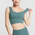 thumbnail image 2 of Sports Bra Plus Size Womens Solid Color Inner Fit Plus Size Vest Yoga Sports Beauty Back Bra Plus Size Bras for Women Sports Bras for Women Plus Size Sport Bras for Women Plus Size, 2 of 7
