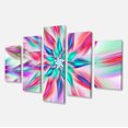thumbnail image 2 of Dancing Pink Flower Petals - Floral Canvas Art Print, 2 of 3