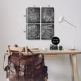 thumbnail image 3 of Stupell Industries Chalkboard Movie Theater Phrases Movies and Television Painting Wrapped Canvas Canvas Art Print Wall Art, 11 x 14, Set of 4, 3 of 7