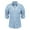 BU1, variant on Men's Western Denim Shirt Casual Long Sleeve Button Cotton Shirt