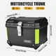 thumbnail image 2 of Baul Trasero Caja Moto Abs Respaldo Acojinado 45l 1cascoe522, 2 of 5