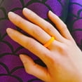 thumbnail image 5 of Neon Orange Breathable Silicone Ring 4mm Bandwidth, 5 of 6