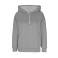 thumbnail image 5 of Womens Half Zip Pullover Hoodies with Side Pockets Oversized Sweatshirt Long Sleeve Fall Clothes, 5 of 6