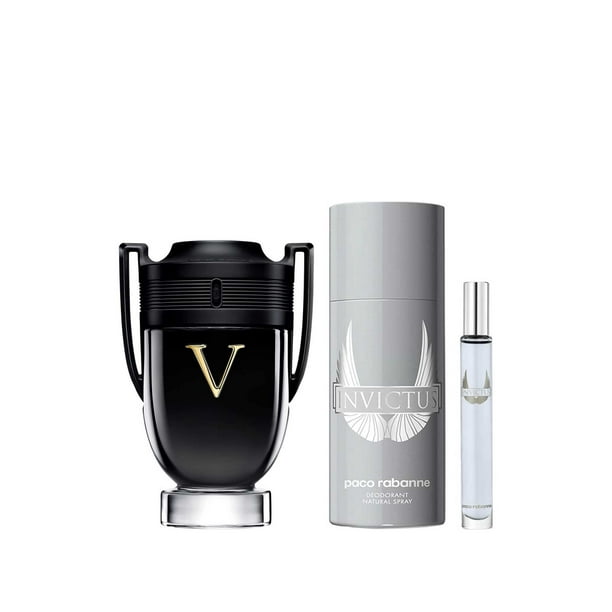 Set de 3 piezas de perfume Paco Rabanne INVICTUS VICTORY Hombre