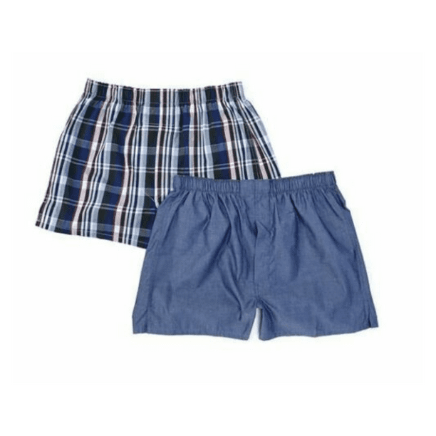 Roundtree and Yorke Men's 2-Pack Full-Cut Cotton Boxers, Size 30 ...