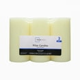 thumbnail image 2 of (2 pack) Mainstays Unscented Pillar Candles, Ivory, 3-Pack, 3x6 inches H, 2 of 7
