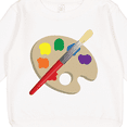 thumbnail image 3 of Inktastic Artist Palette and Brush Toddler Sweatshirt, 3 of 4