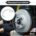 thumbnail image 3 of 1pc Car Rear Brake Pad Wear Sensor for Porsche 911 993 3.8 1995-1997 No.99361236501 TPU Rubber Black, 3 of 6