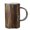 Whitewash, variant on Misright Hot Beverage Cup 360ml with Round Handle and Pottery Texture