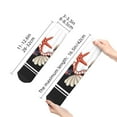 thumbnail image 5 of Bingfone Starfishes Shells Design Patterned Men'S Women'S Casual Cotton Socks, 5 of 9