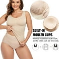 thumbnail image 3 of Women Cami Shaper with Built in Bra Tummy Control Camisole Tank Top Underskirts Shapewear Slimming Body Shaper Compression Vest, 3 of 5