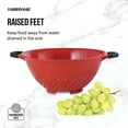 thumbnail image 4 of Farberware 5-Quart Soft Grips Colander, Red, 1-Piece, 4 of 9