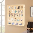 thumbnail image 5 of Wall Display Cabinet with Clear Door, 5 Tiers Wood Collection Display Case Wall Mounted Display Shadow Box for Collectible Action Figure, 5 of 31