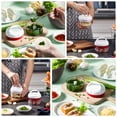 thumbnail image 3 of 1pc Mini Portable Manual Garlic Grinder Food Meat Cutter Ginger Chopper, 3 of 5