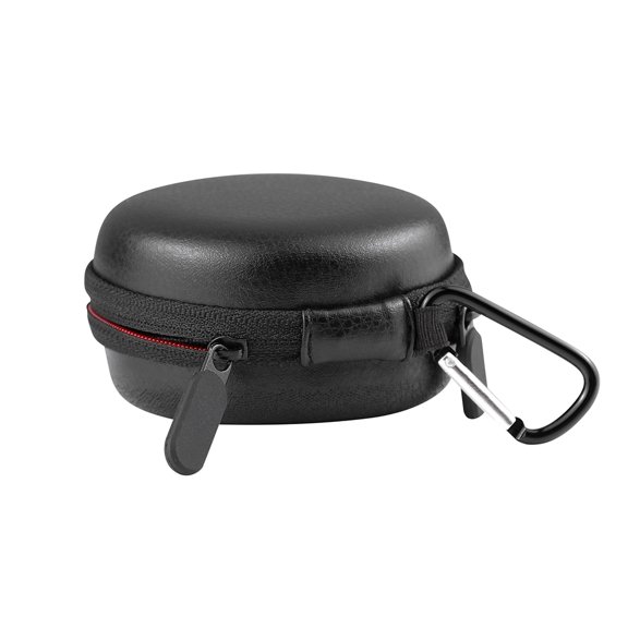 SHINYPASING 1Pack Black Watch Travel Case with Hook for Portable and Compact
