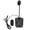 Black RGB, variant on NFTIGB Computer Microphone USB RGB Light Adjustable Gooseneck Noise Reduction 360 Degrees USB Gaming Mic for Live Streaming PC Laptop Esports, Pack Length 14.00 inches / 35.56 cm, Width 12.00 inches