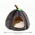 thumbnail image 5 of Arghm Pumpkin Cat Cave Bed Soft Plush Enclosed Pet House with Removable Washable Cushion, Warm Cozy Sleeping Nest for Cats and Small Dogs, 5 of 5