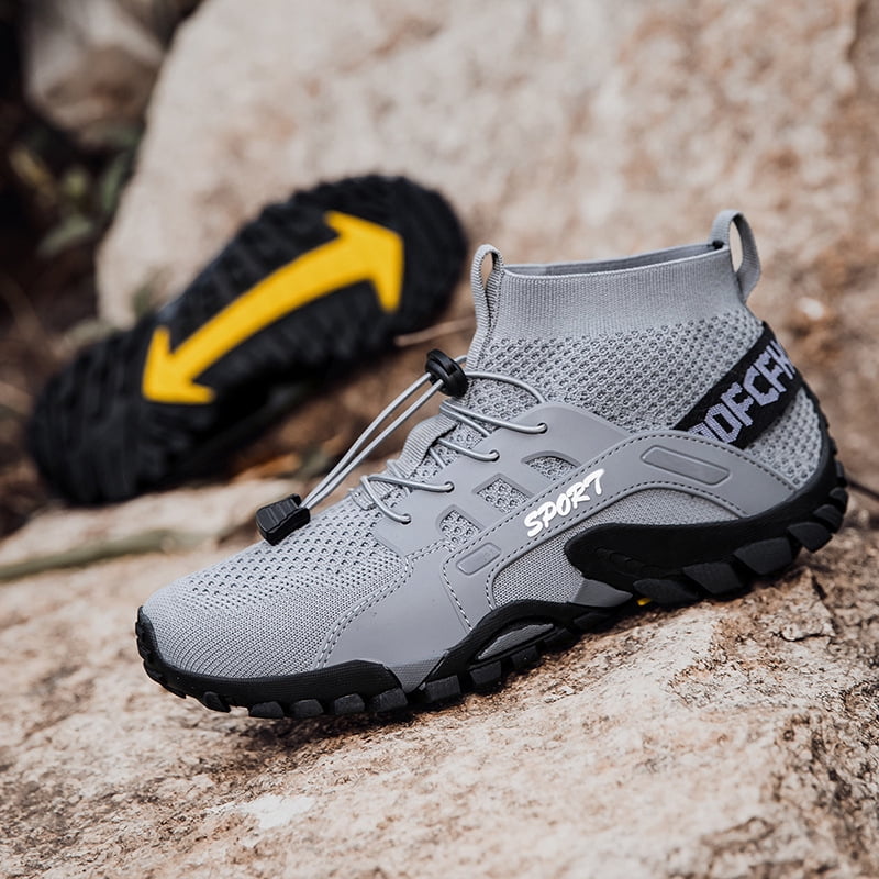 Men'S Large Size Outdoor Shoes for Summer, Breathable Hiking Shoes for Women, Foreign Trade Trekking Shoes, Slip-Resistant And Durable Mesh Casual Footwear