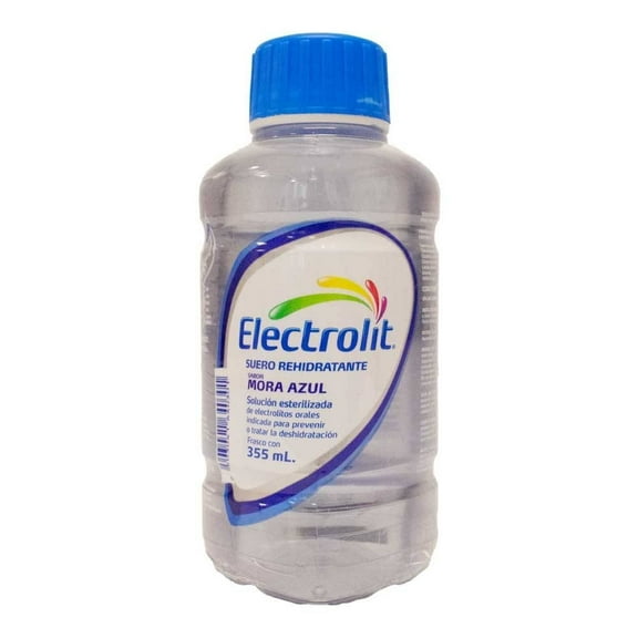 Suero Electrolit Rehidratante Sabor Mora Azul 355 ml