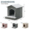 thumbnail image 6 of WINDRACING Foldable Cat House Bed, Cat Cave with Orthopedic Cushion, Portable Pet Shelter Hideaway for Indoor Cats & Small Dogs, 6 of 8