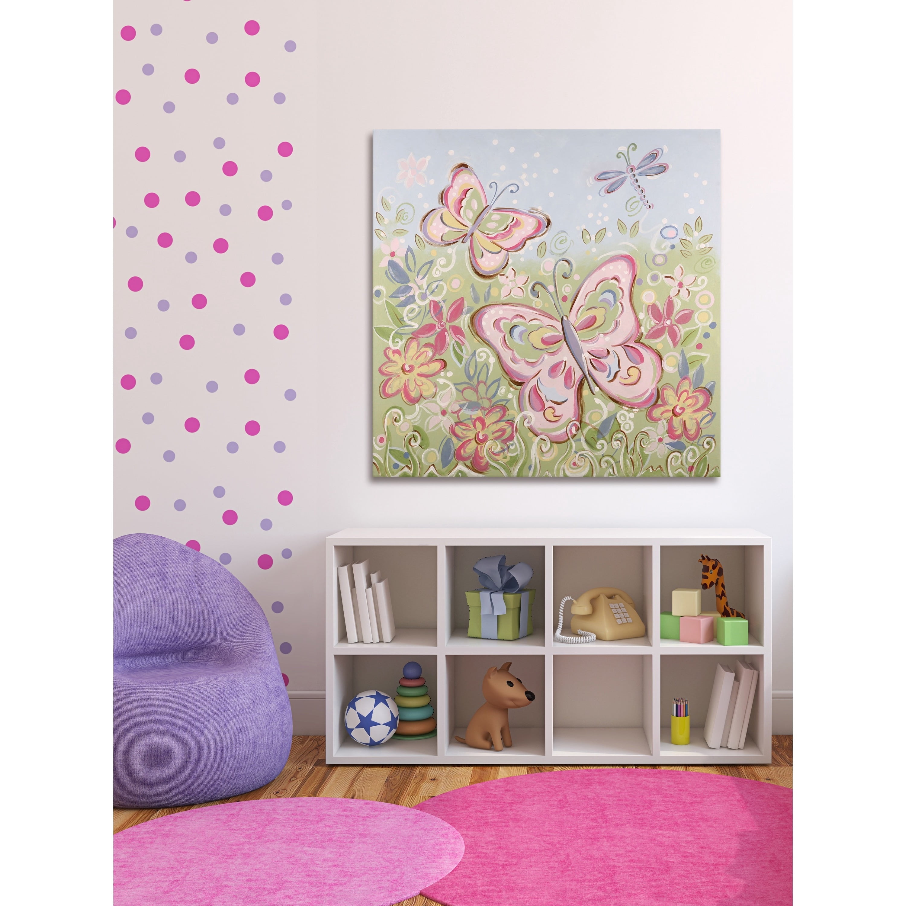 Marmont Hill "Springtime Fantasy" by Reesa Qualia Painting Print on Wrapped Canvas